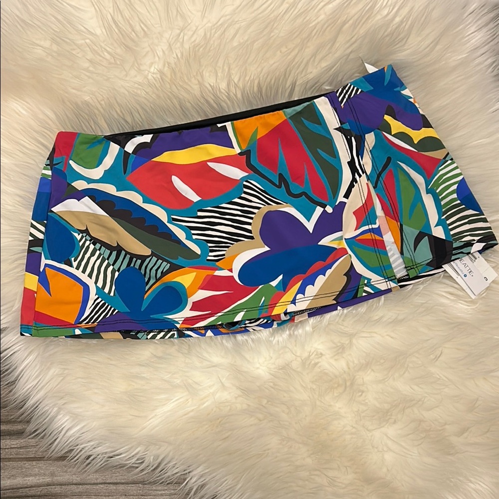 New! BLEU by Rod Beattie The Mix Hipster Swim Skirt - Picture 3 of 8